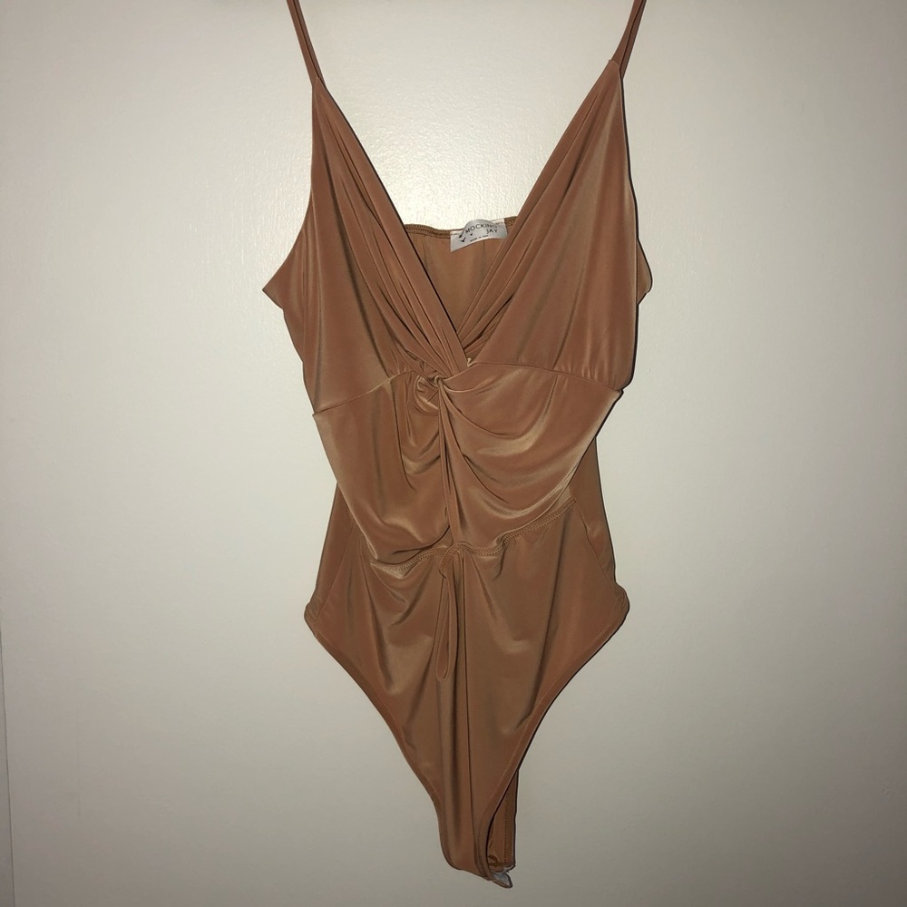 Tan Mocking Jay Bodysuit
